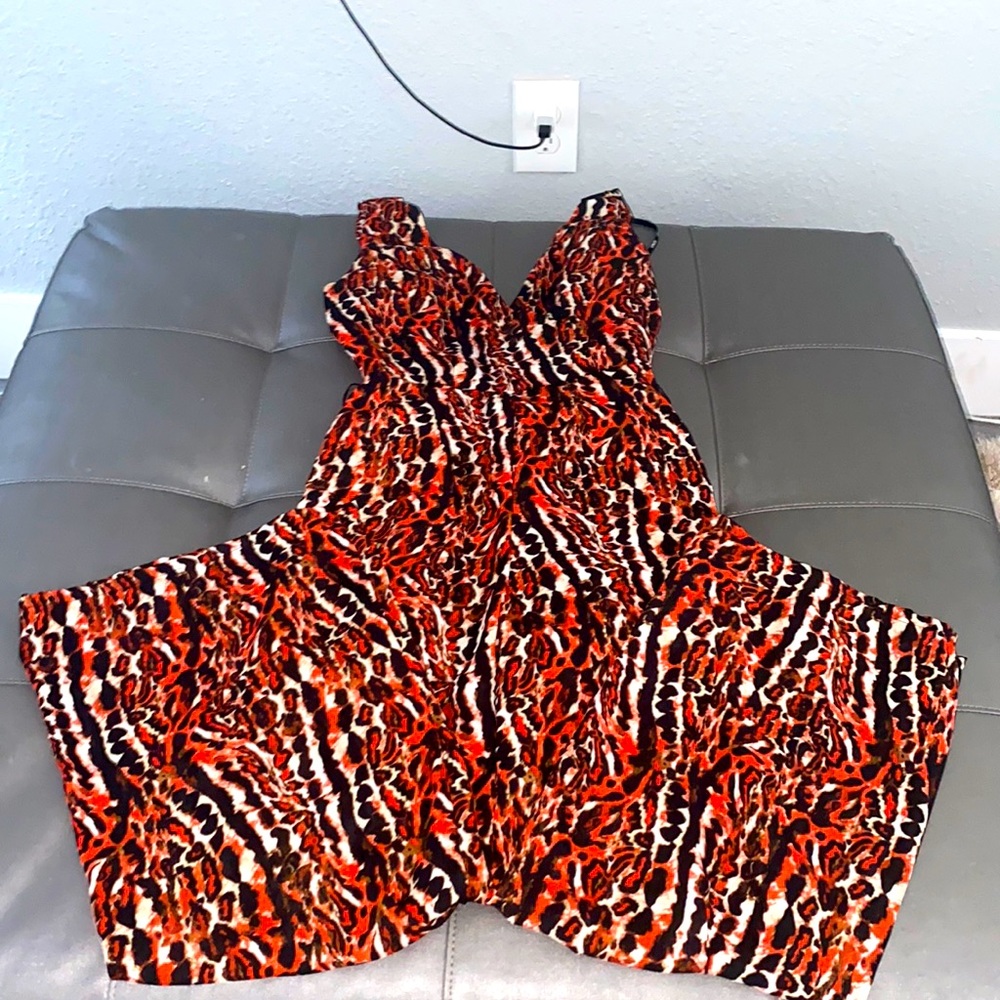 XOXO Open back Printed Jumpsuit Size S